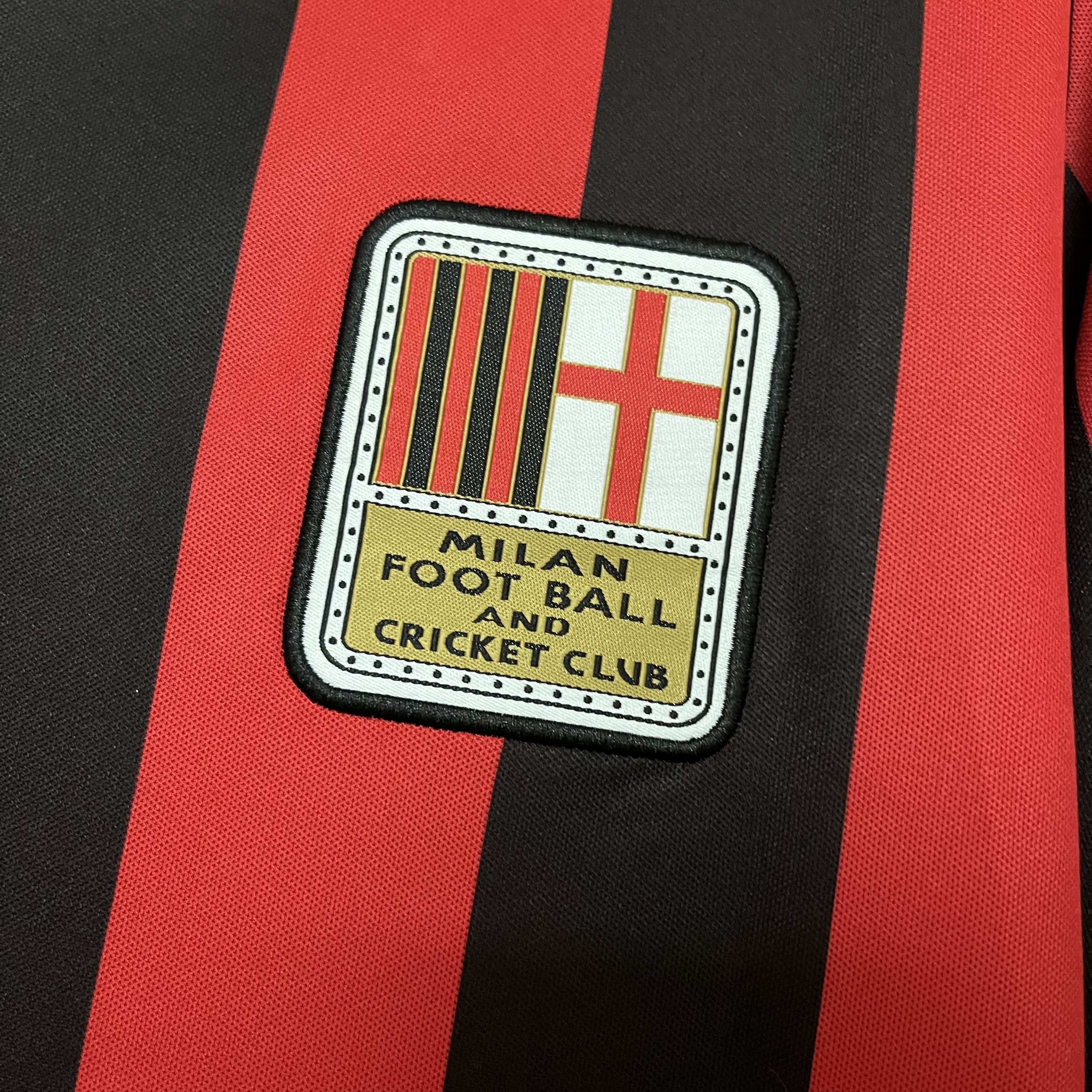 AC Milan Mens 125th Anniversary Red/Black Jersey