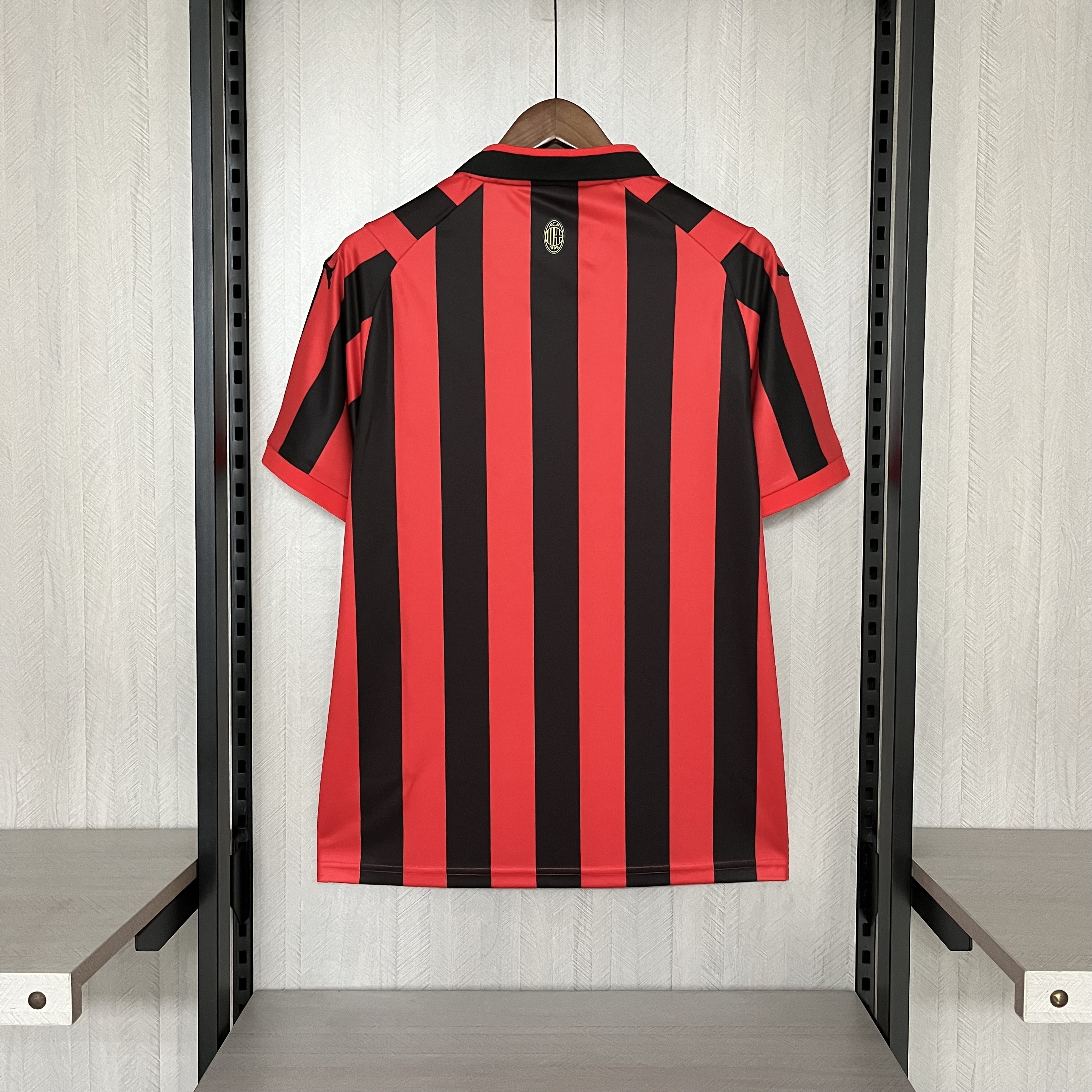 AC Milan Mens 125th Anniversary Red/Black Jersey
