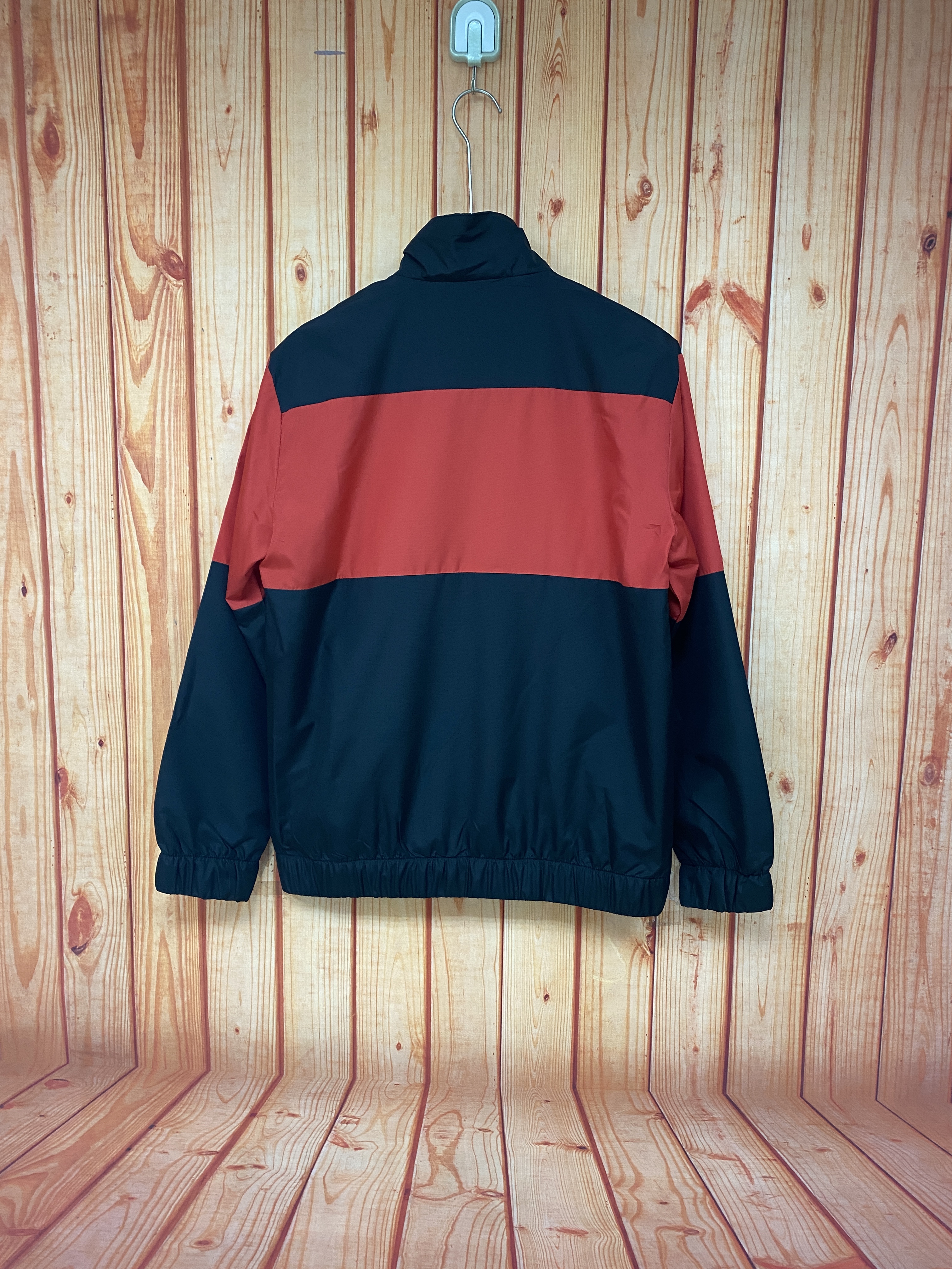 AC Milan Mens Black/White Windbreaker Jacket
