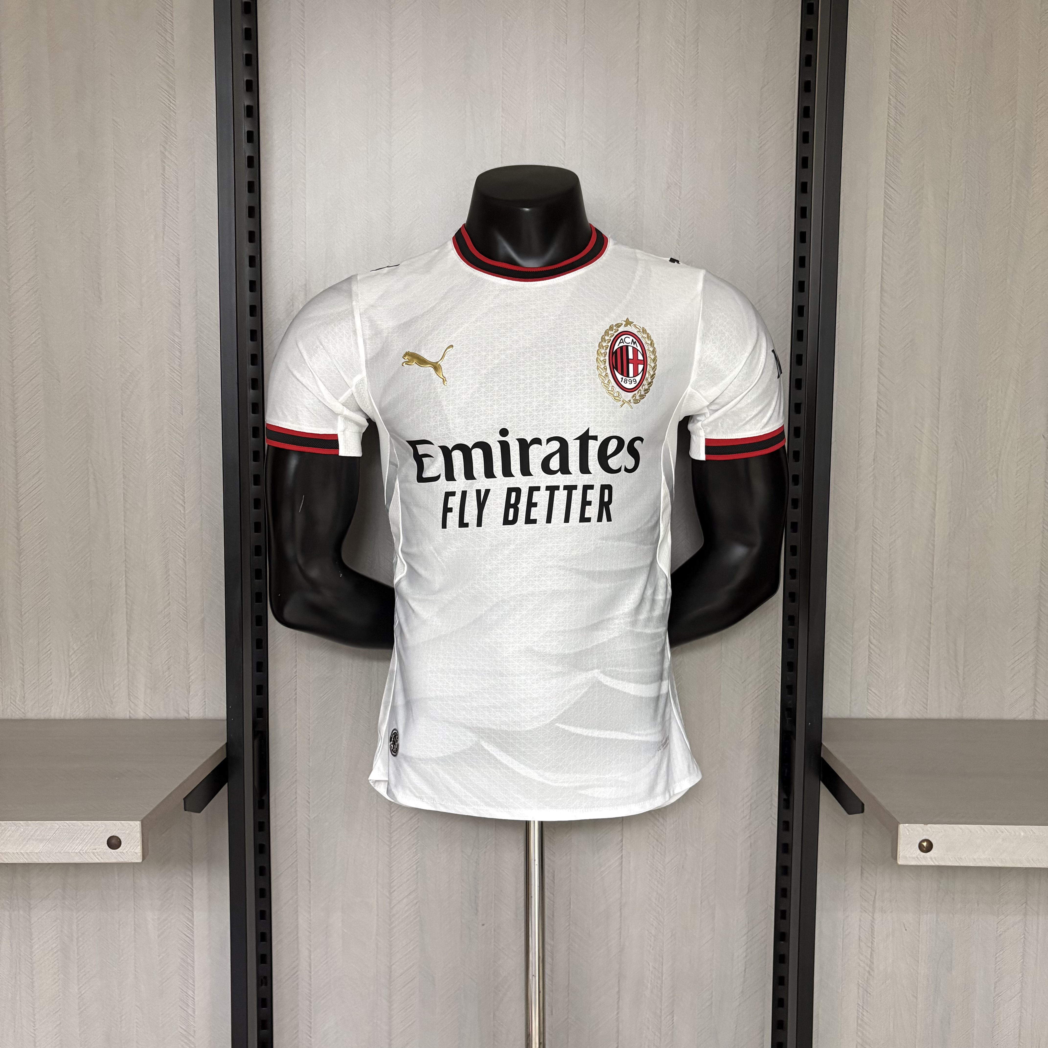AC Milan Mens Player Version Away Jersey