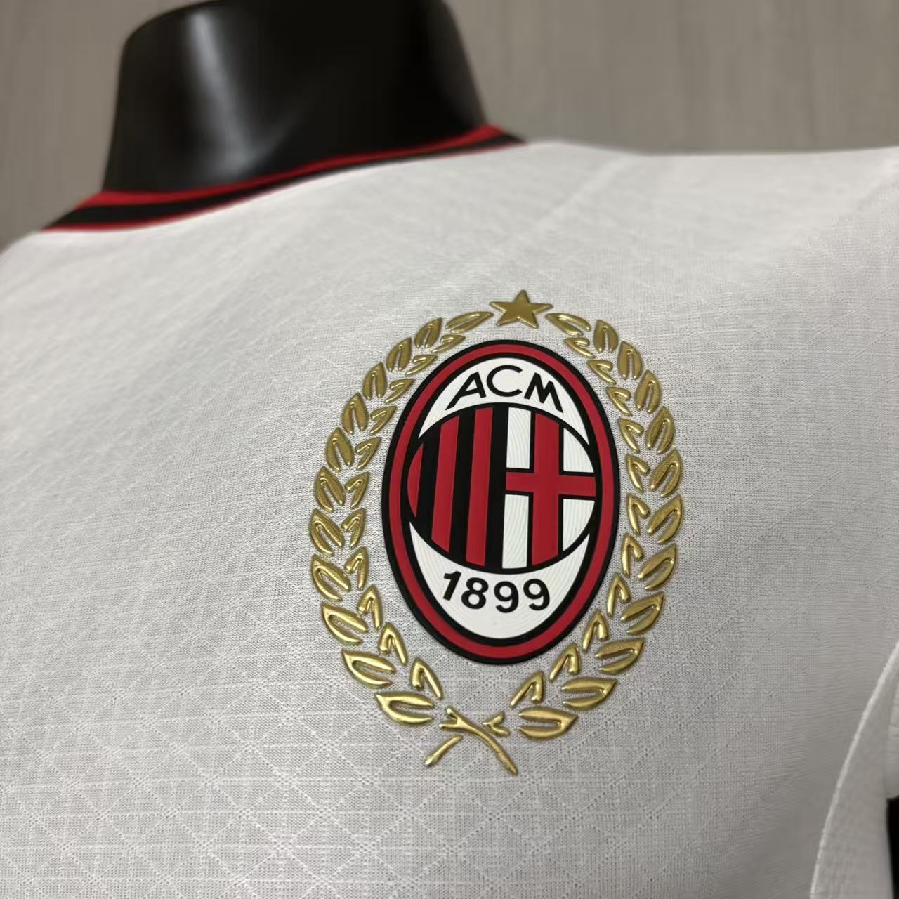 AC Milan Mens Player Version Away Jersey