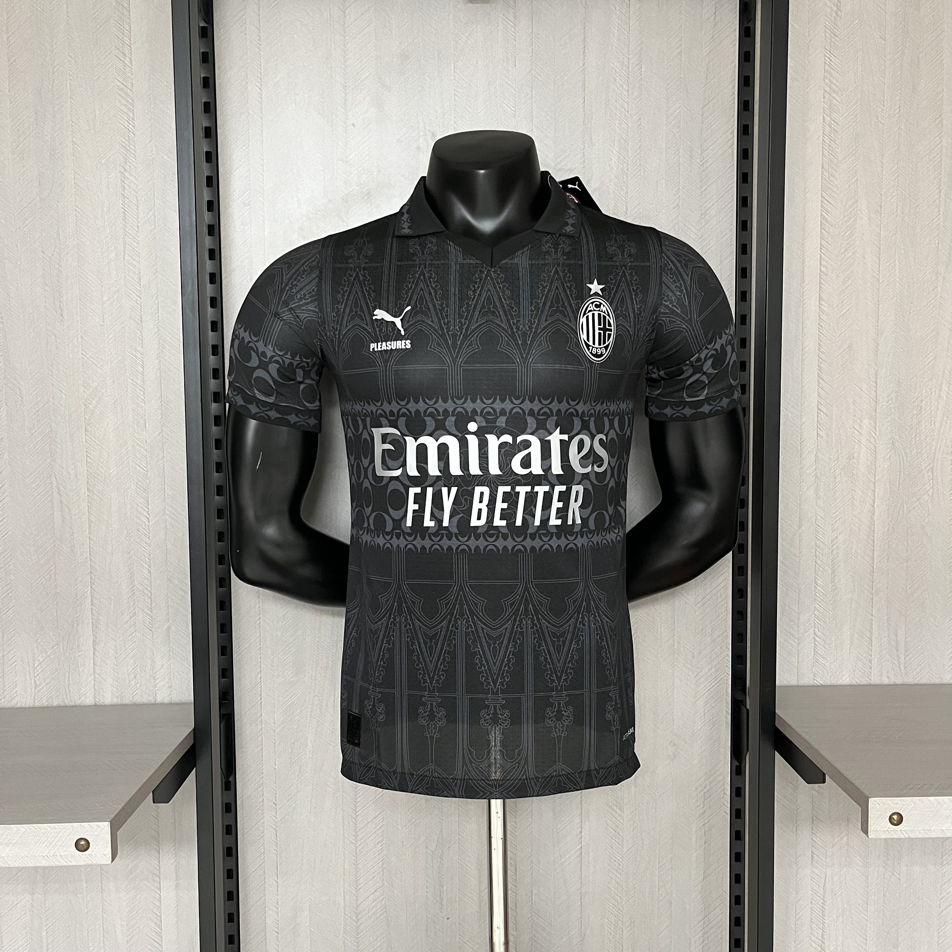 AC Milan Mens Player Version Joint Edition Jersey