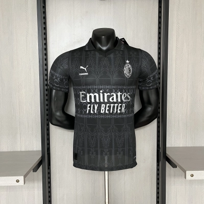 AC Milan Mens Player Version Joint Edition Jersey 01