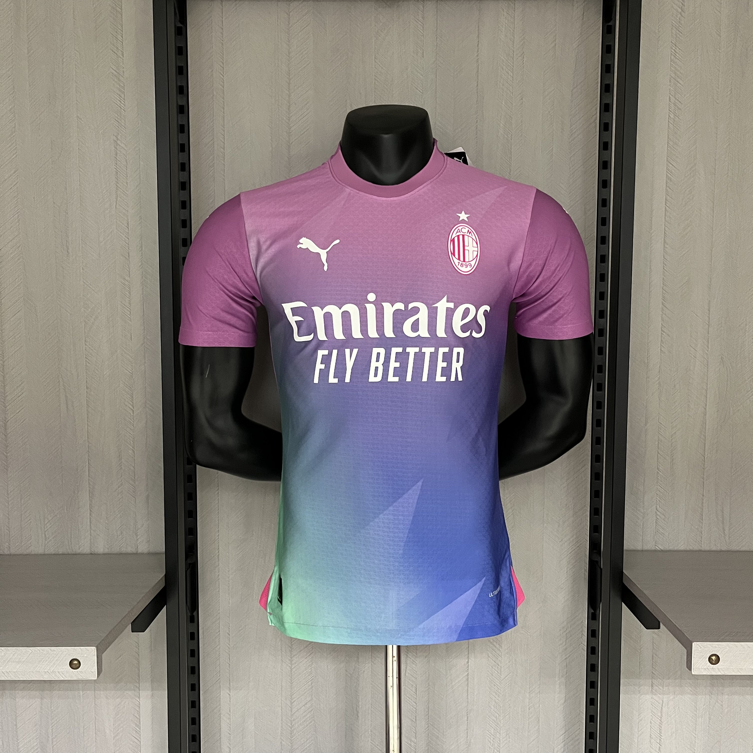 AC Milan Mens Player Version Third Jersey