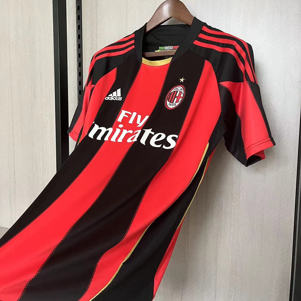 AC Milan Mens Retro Home Jersey