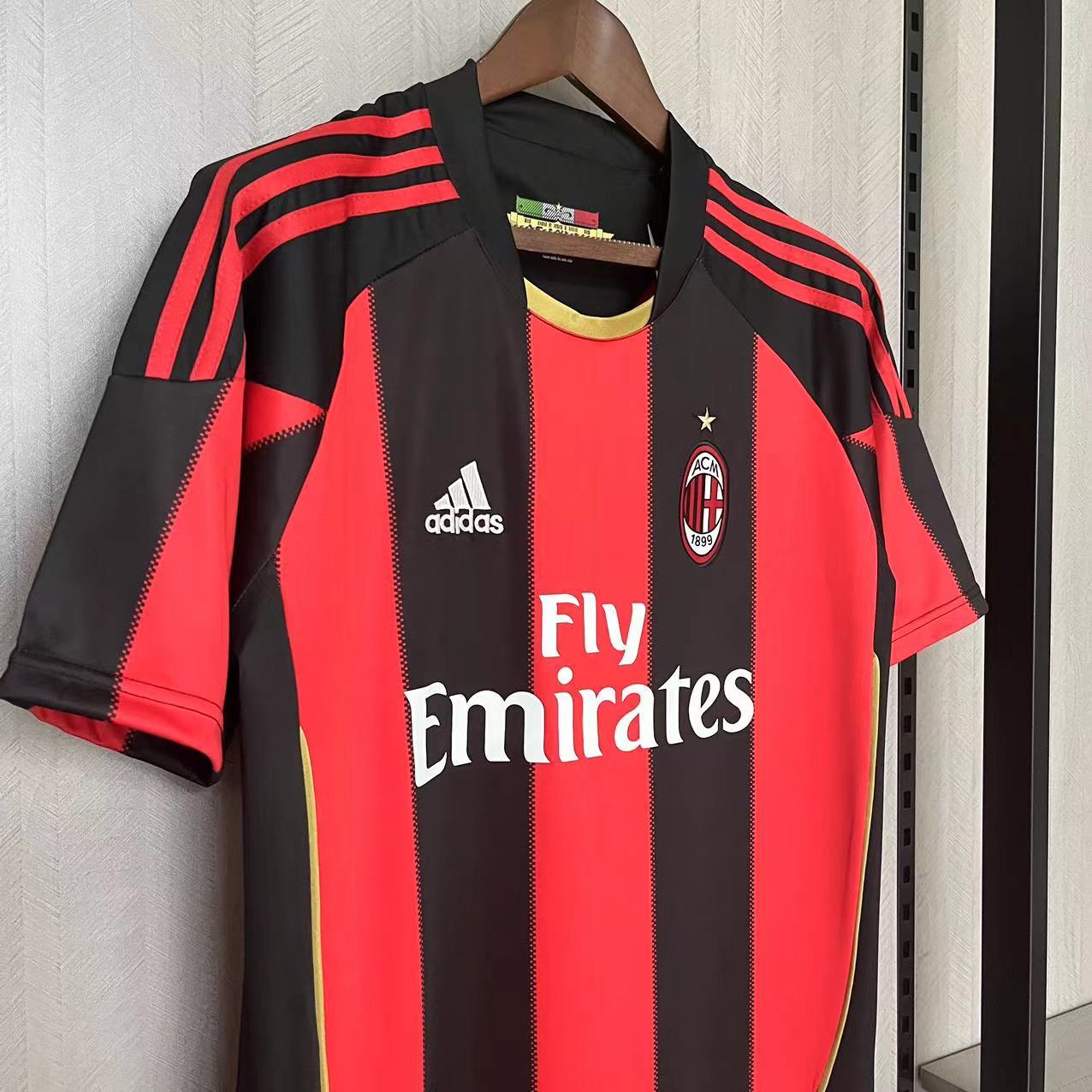 AC Milan Mens Retro Home Jersey