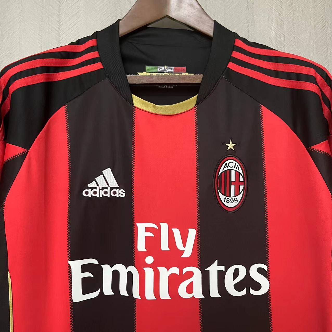 AC Milan Mens Retro Home Jersey