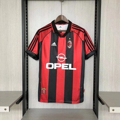 AC Milan Mens Retro Home Jersey 01