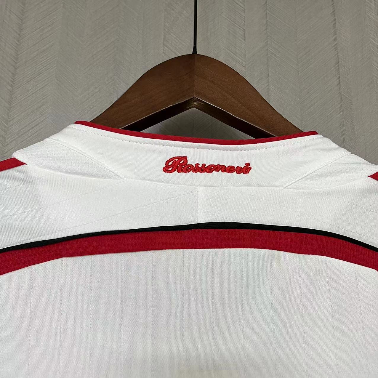 AC Milan Mens Retro Long Sleeve Away Jersey