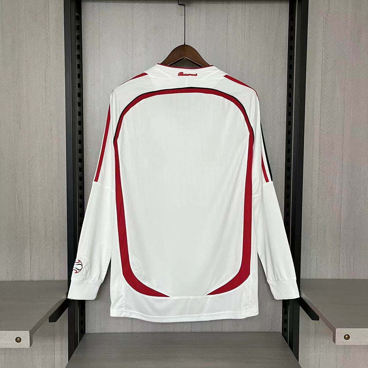 AC Milan Mens Retro Long Sleeve Away Jersey