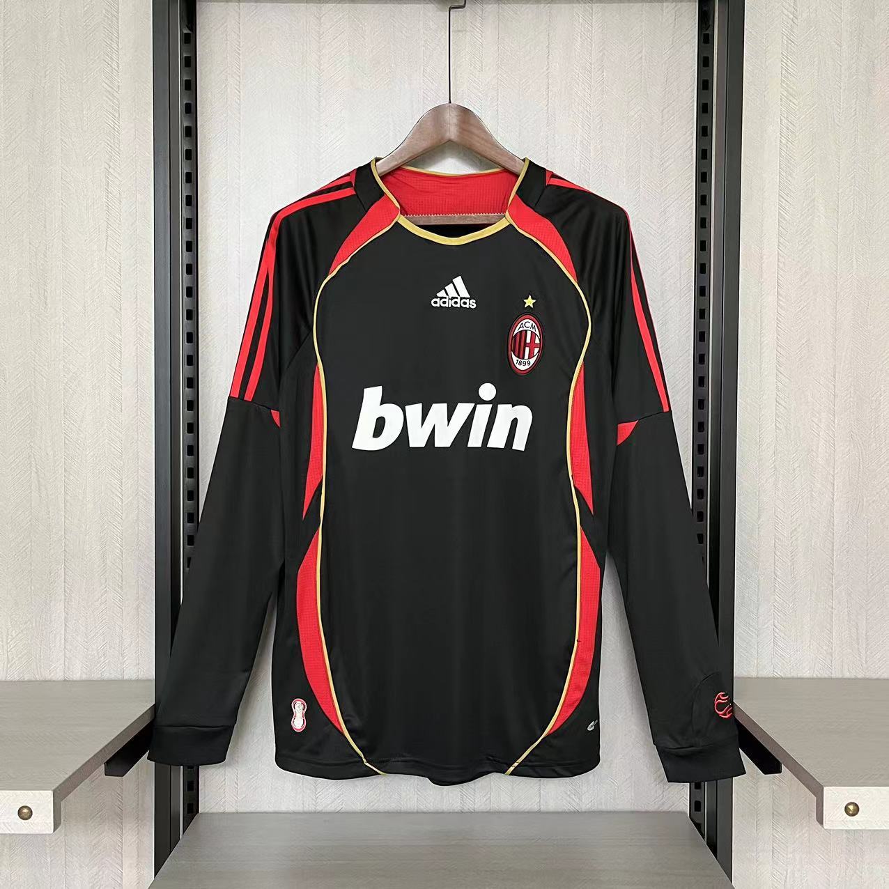 AC Milan Mens Retro Long Sleeve Third Jersey