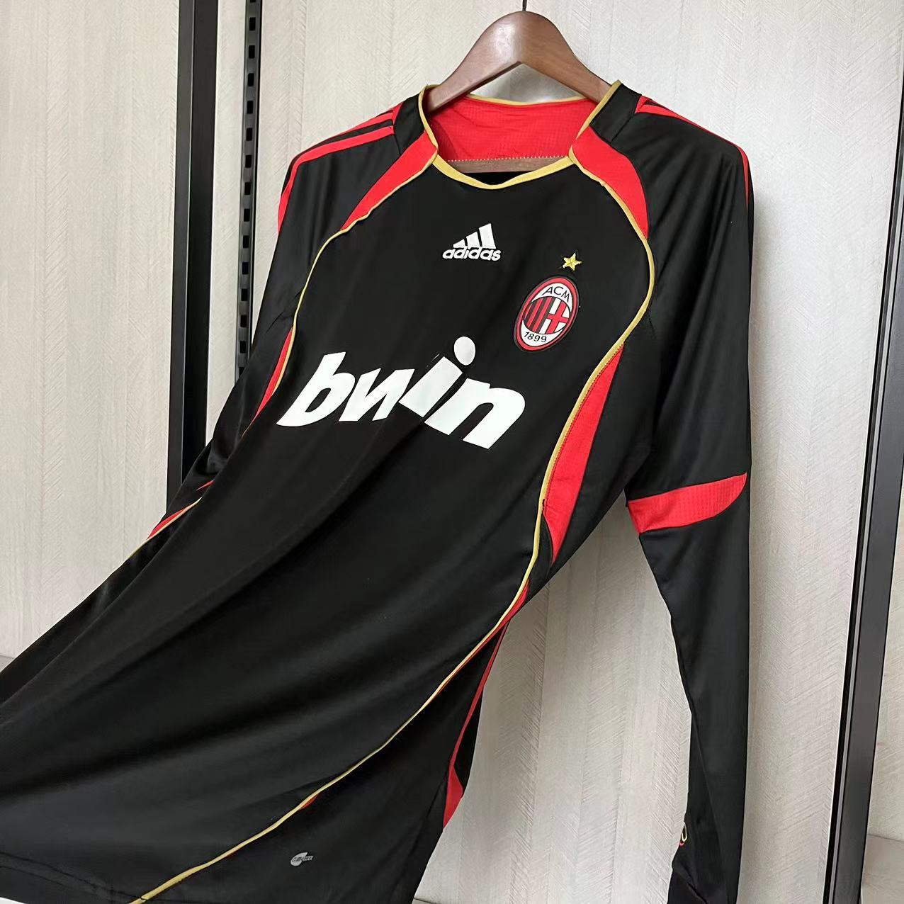 AC Milan Mens Retro Long Sleeve Third Jersey