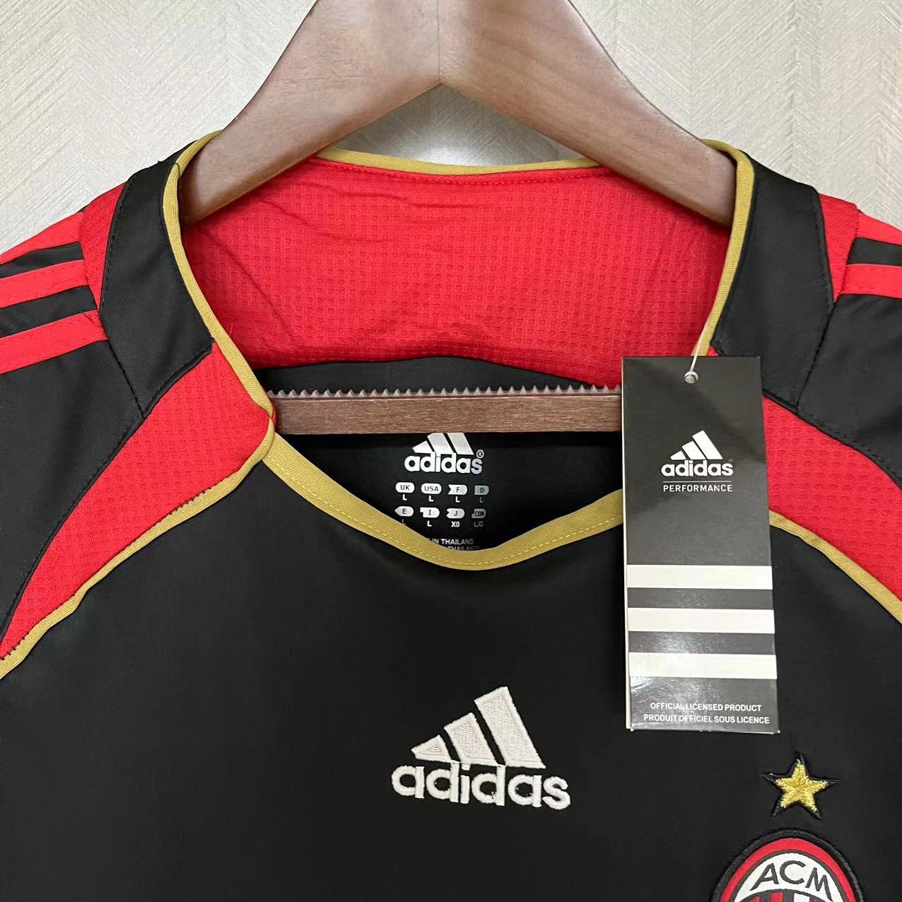 AC Milan Mens Retro Long Sleeve Third Jersey