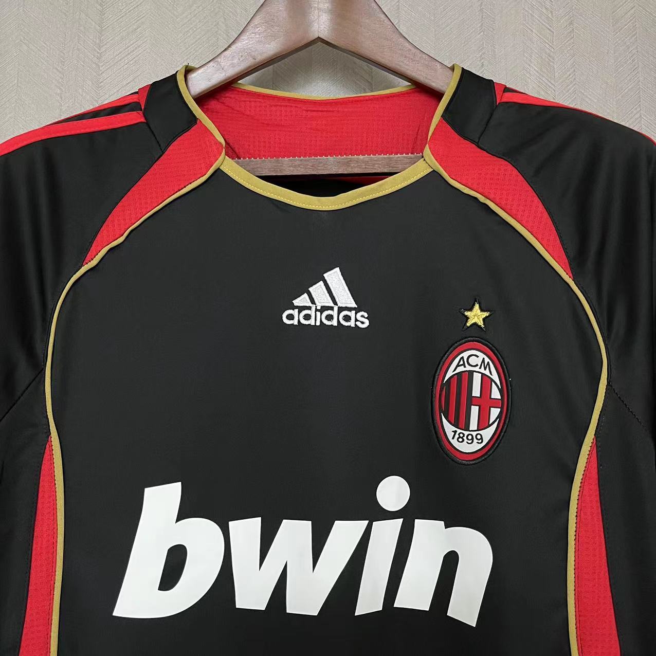 AC Milan Mens Retro Long Sleeve Third Jersey