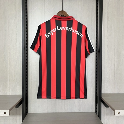 Bayer Leverkusen 2000/01 Mens Retro Home Jersey 02