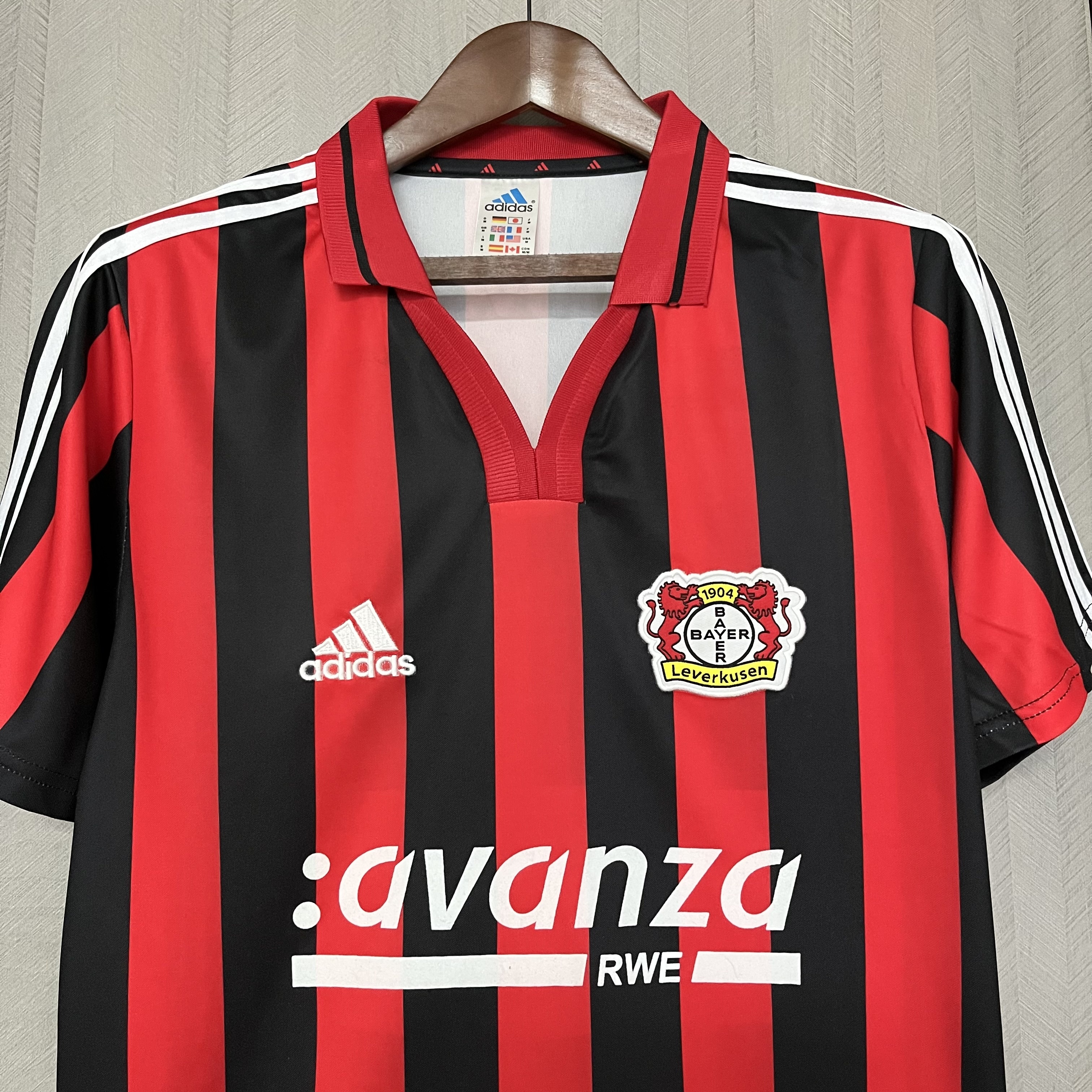 Bayer Leverkusen 2000/01 Mens Retro Home Jersey