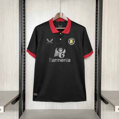 Bayer Leverkusen 2024/25 Mens Black 120th Anniversary Jersey 01