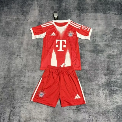 Bayern Munich 2025/26 Kids Home Jersey 01