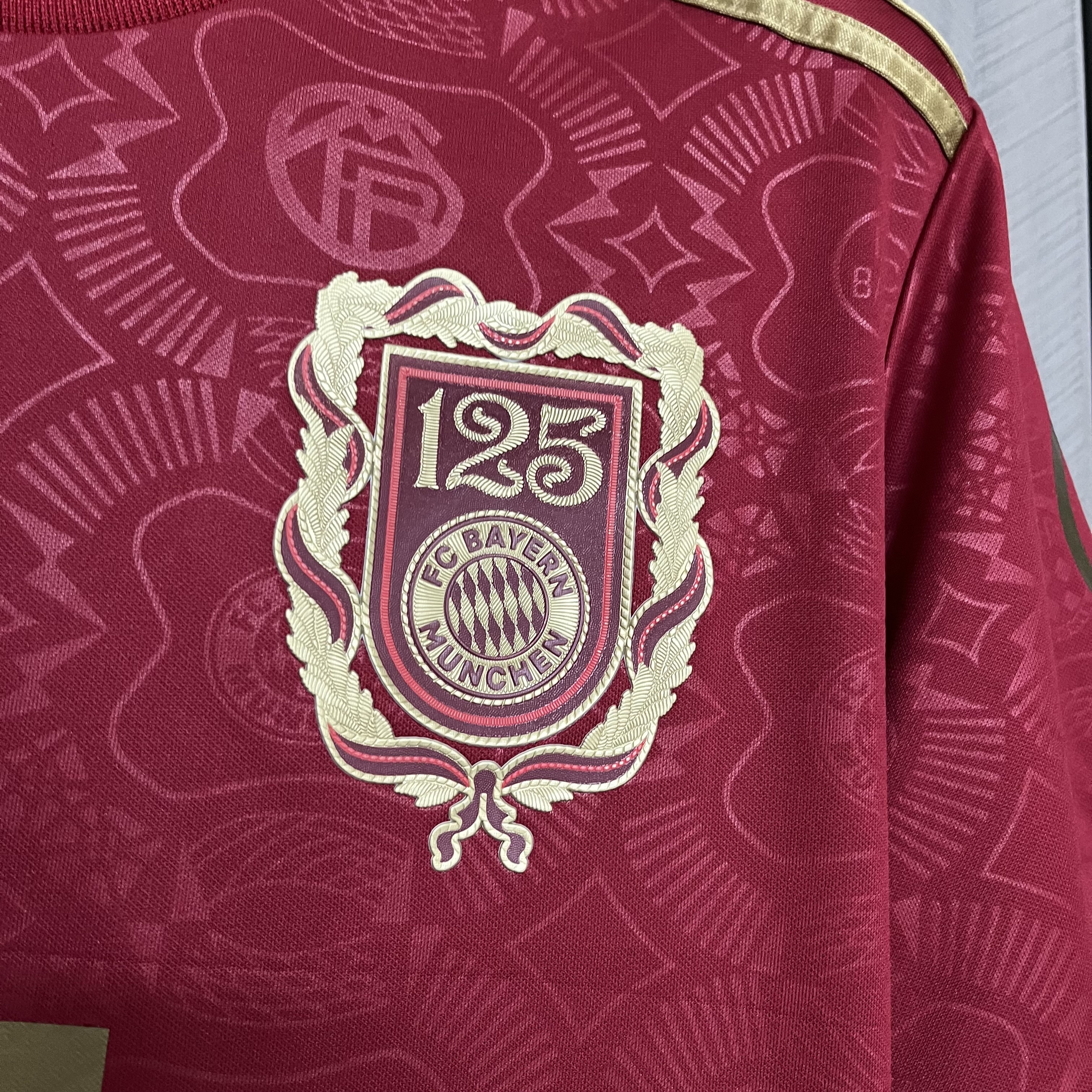 Bayern Munich 2025/26 Mens Red 125th Anniversary Jersey