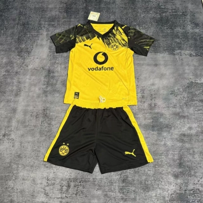 Borussia Dortmund 2025/26 Kids Home Kit 01