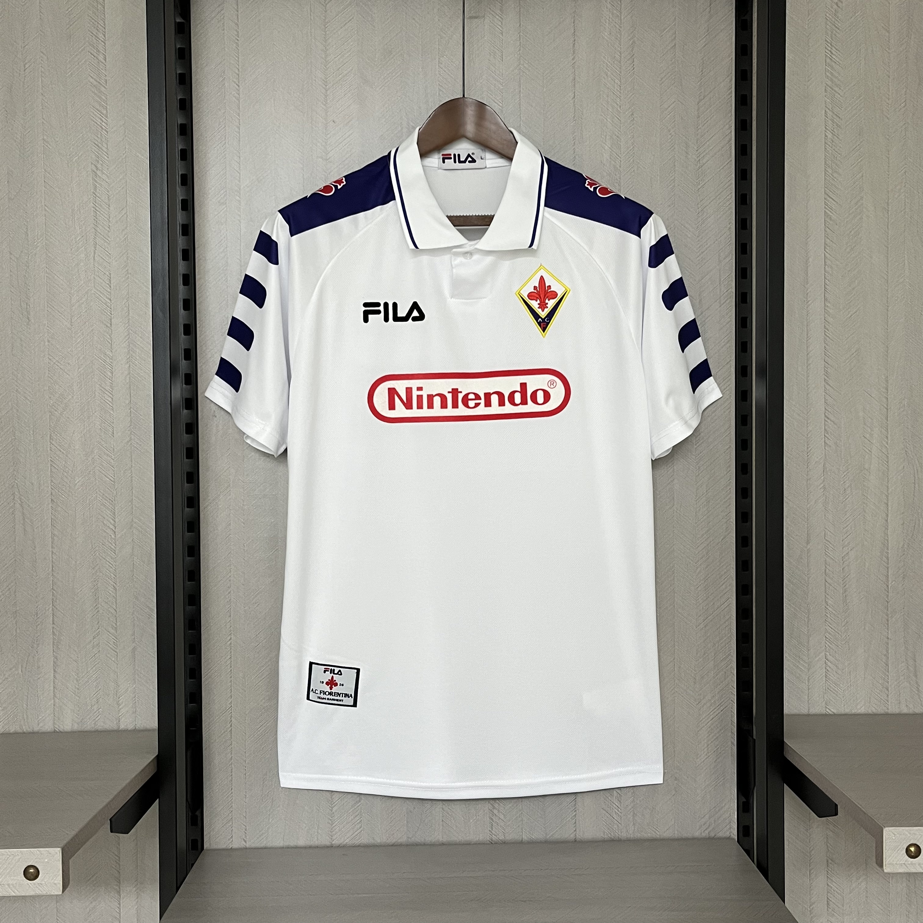 Fiorentina Mens Retro Away Jersey