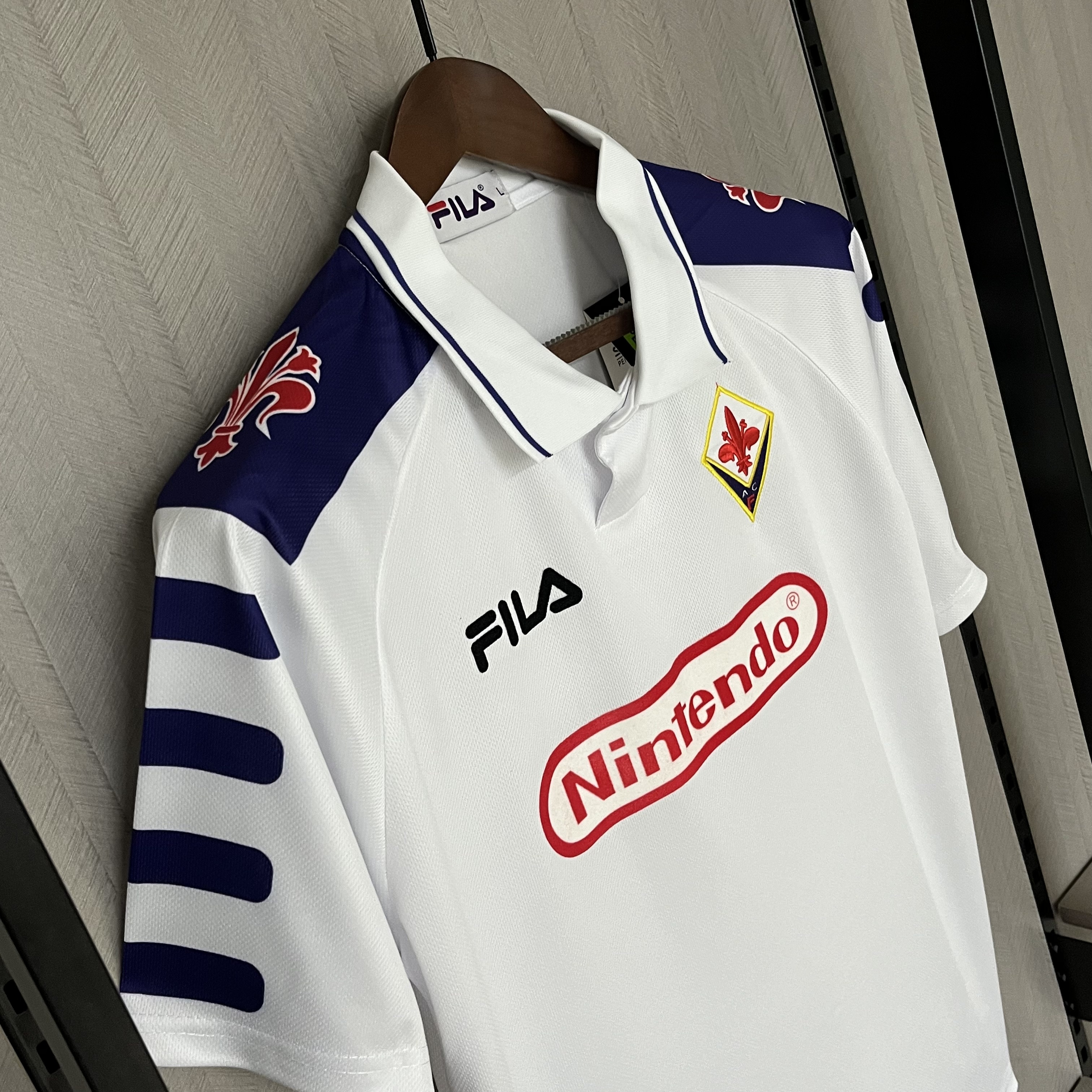Fiorentina Mens Retro Away Jersey