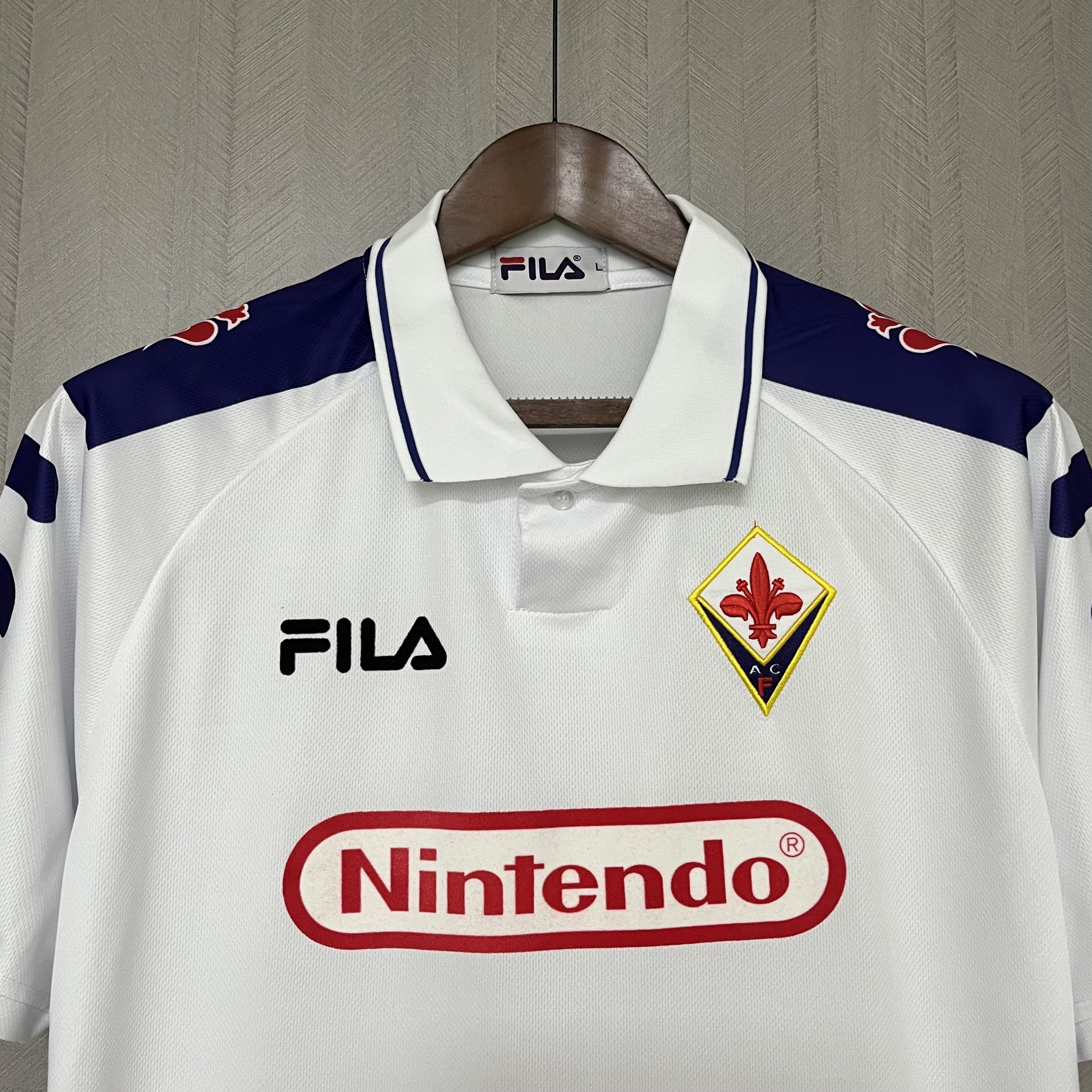 Fiorentina Mens Retro Away Jersey