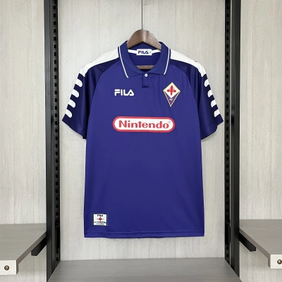 Fiorentina Mens Retro Home Jersey 01