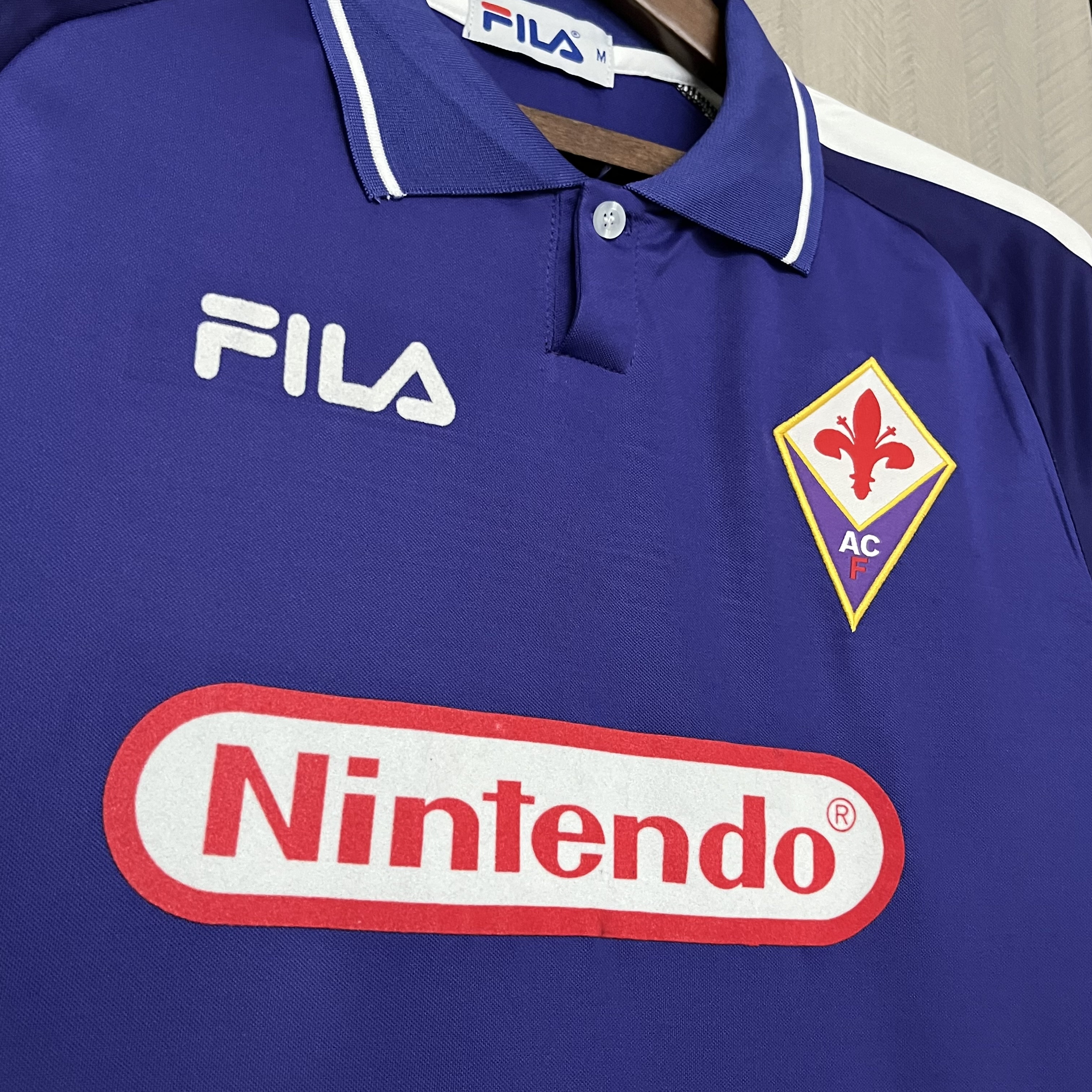 Fiorentina Mens Retro Home Jersey