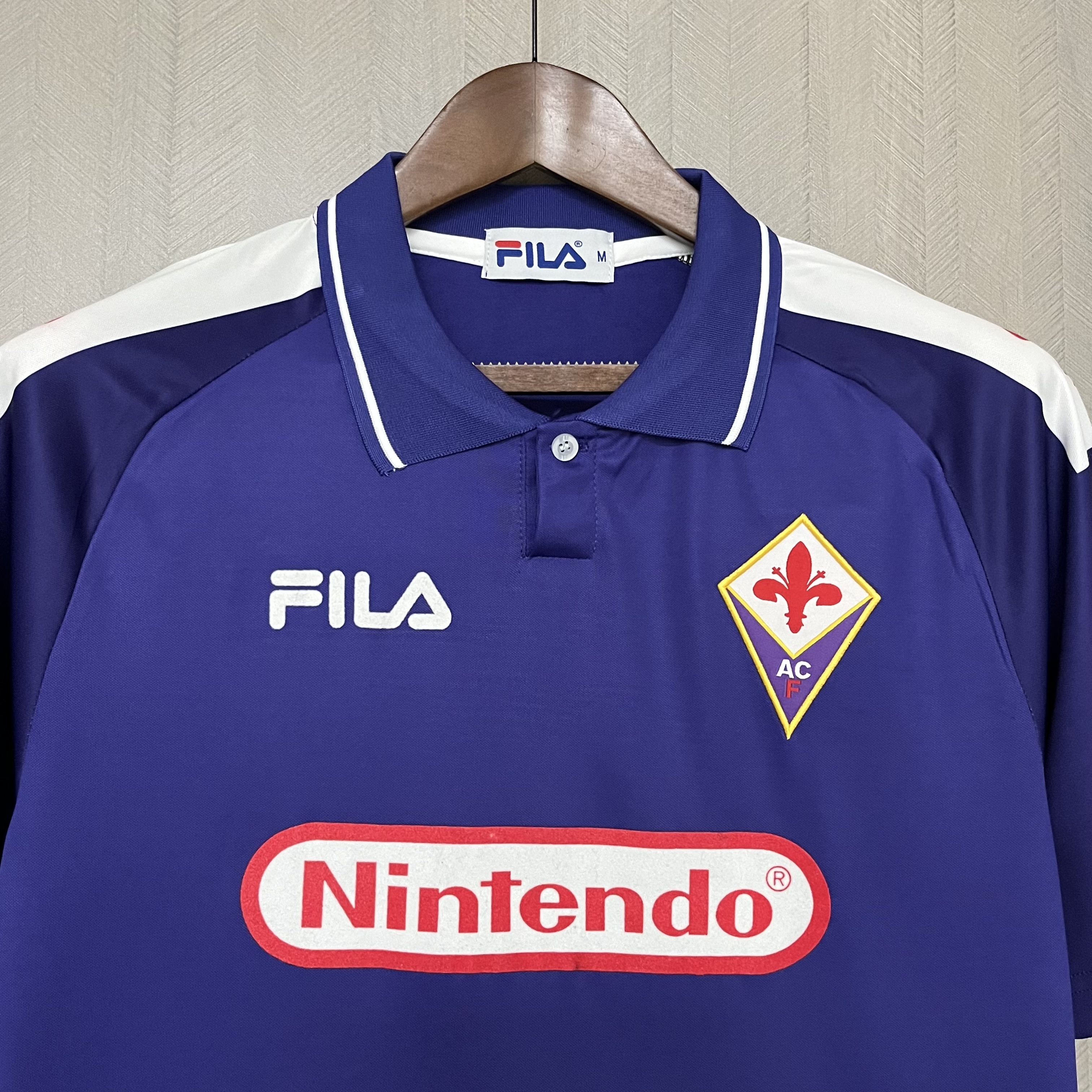 Fiorentina Mens Retro Home Jersey