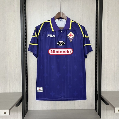 Fiorentina Mens Retro Home Jersey 01
