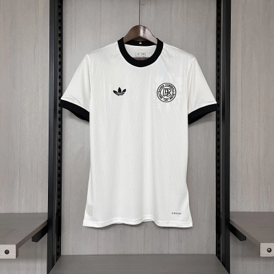 Germany 2025 Mens White 120th Anniversary Jersey 01