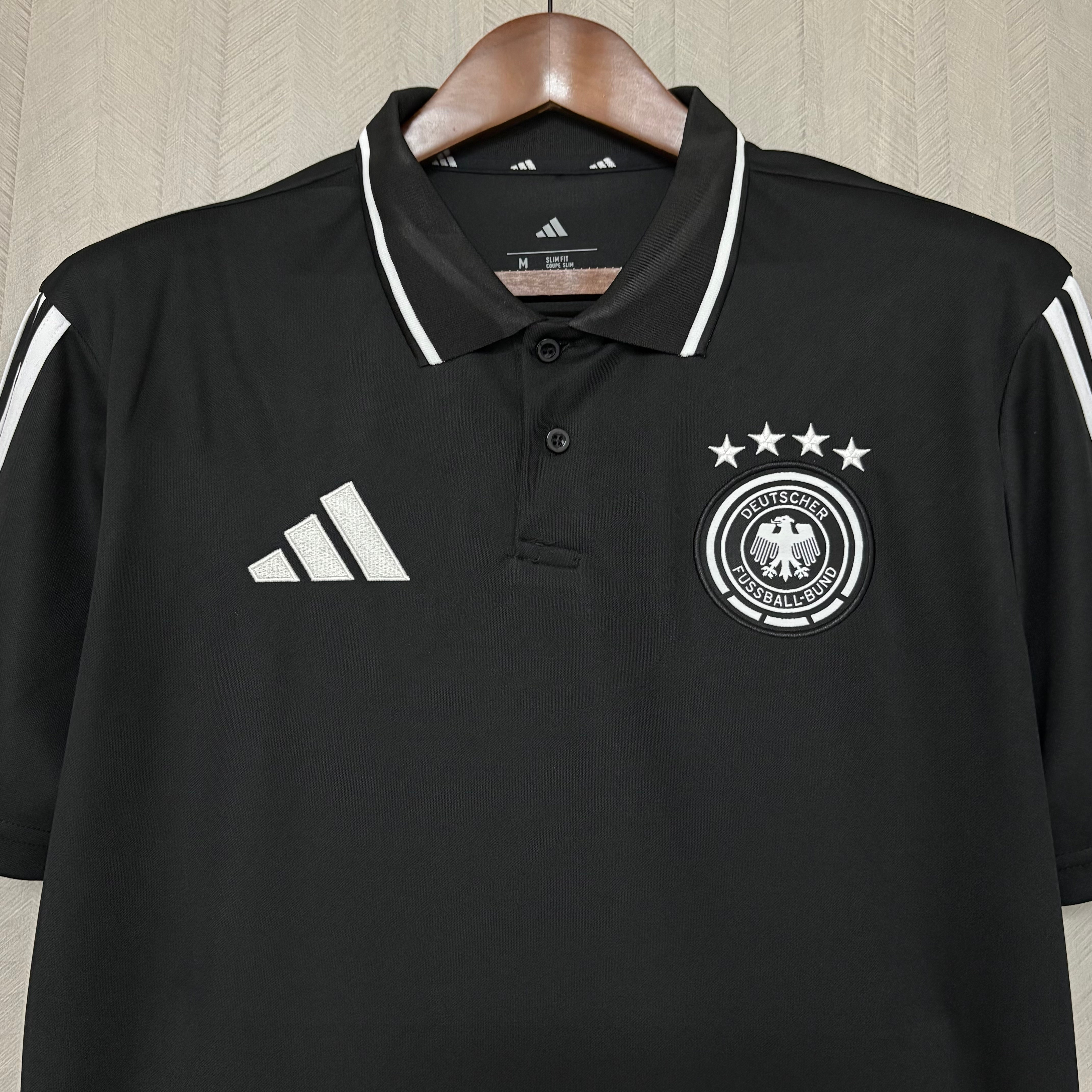 Germany 2026 Mens Black Polo Shirt