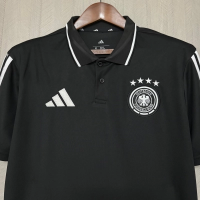 Germany 2026 Mens Black Polo Shirt 02