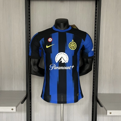 Inter Milan Mens Player Version Home Jersey 01