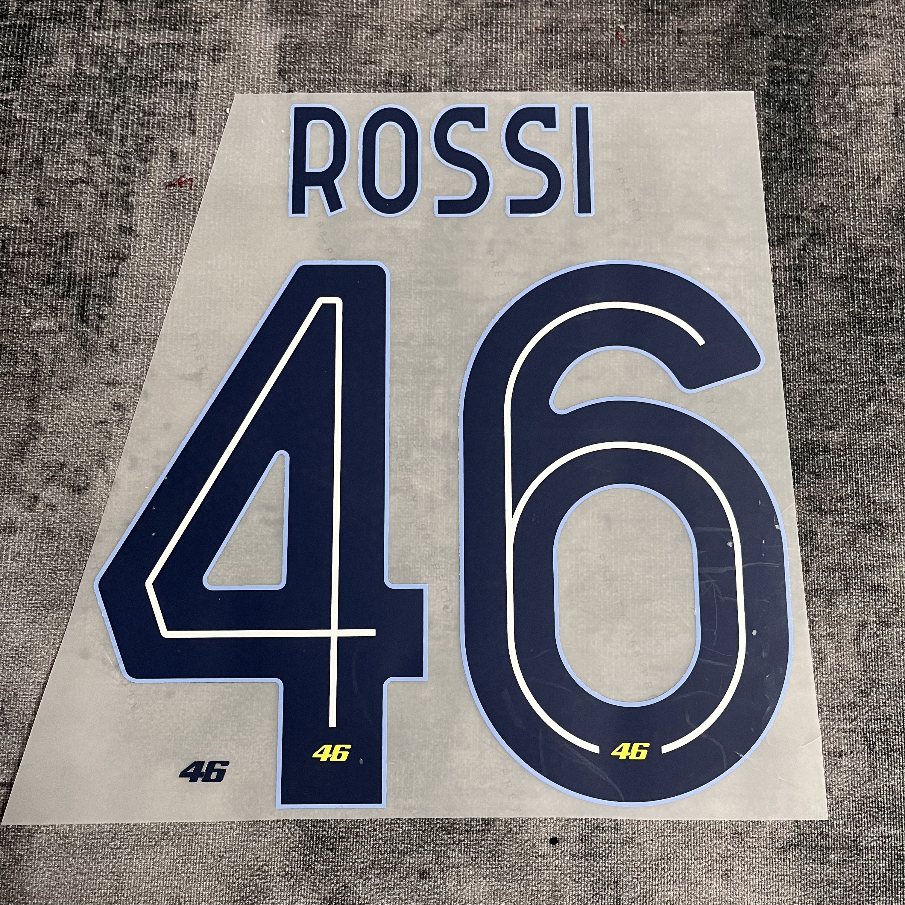 Inter Milan Mens Player Version Rossi #46 Special Edition Jersey