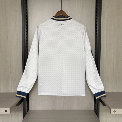 Italy Mens Long Sleeve Away Jersey 02