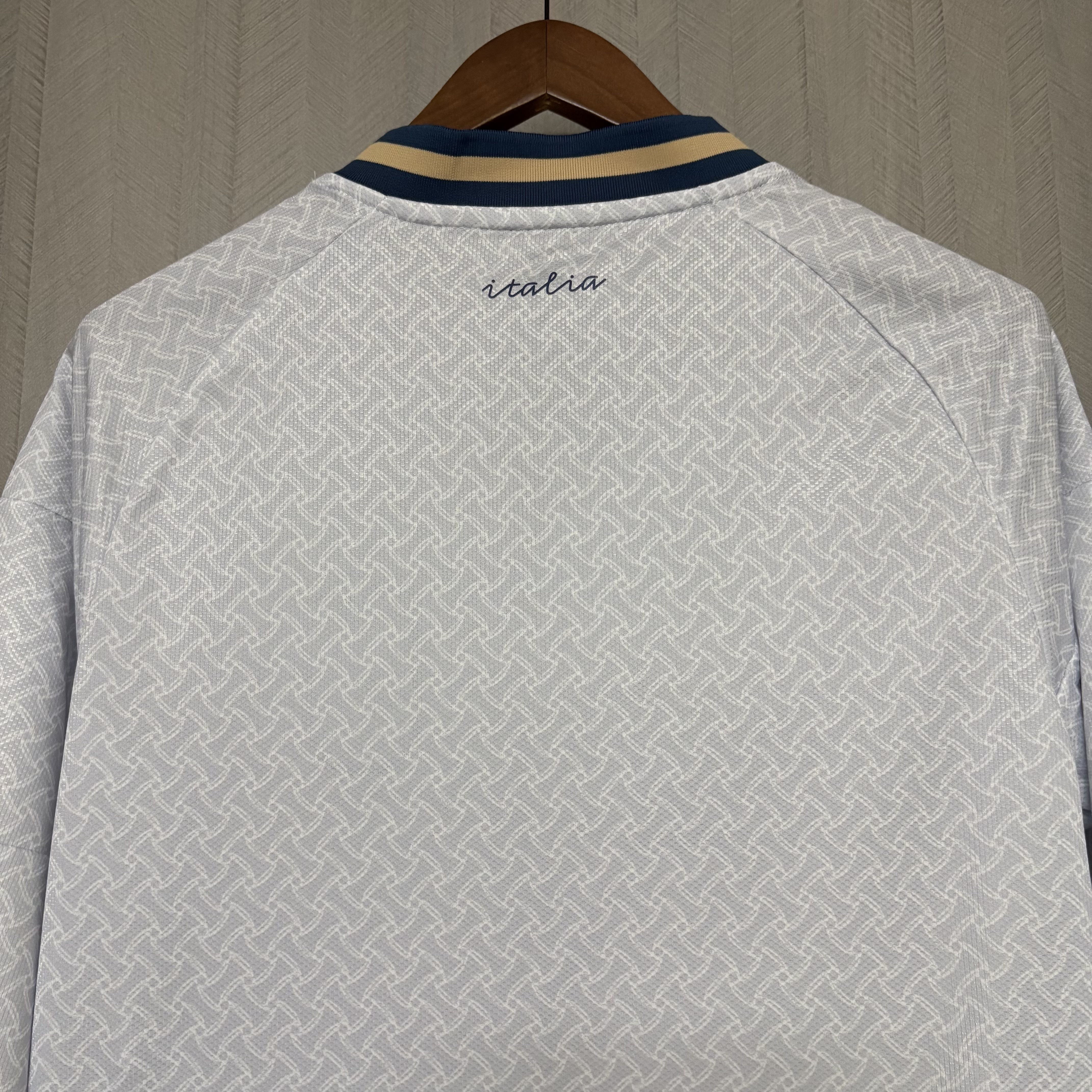 Italy Mens Long Sleeve Away Jersey
