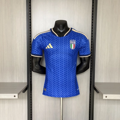 Italy Mens Player Version Home Jersey 01