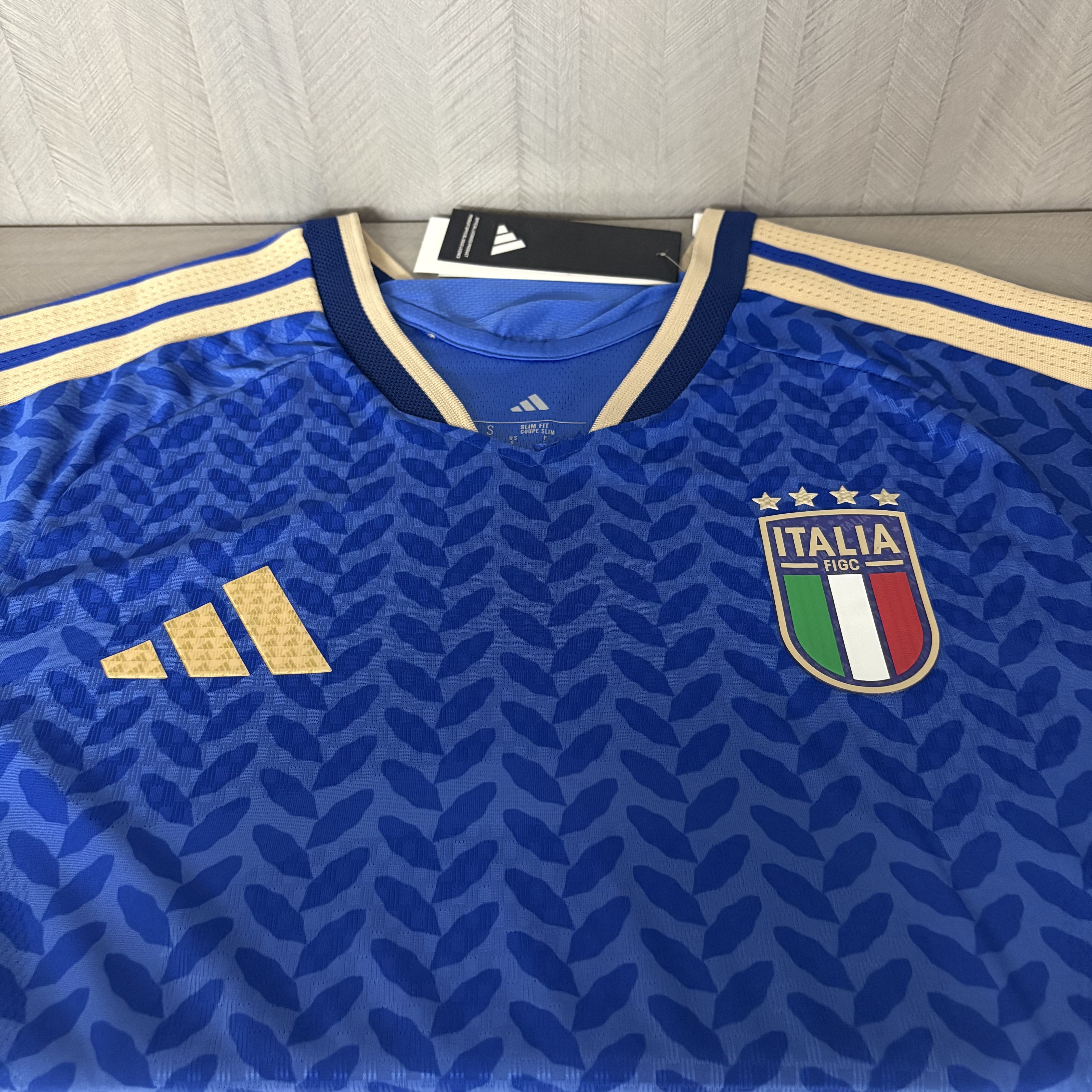Italy Mens Player Version Home Jersey