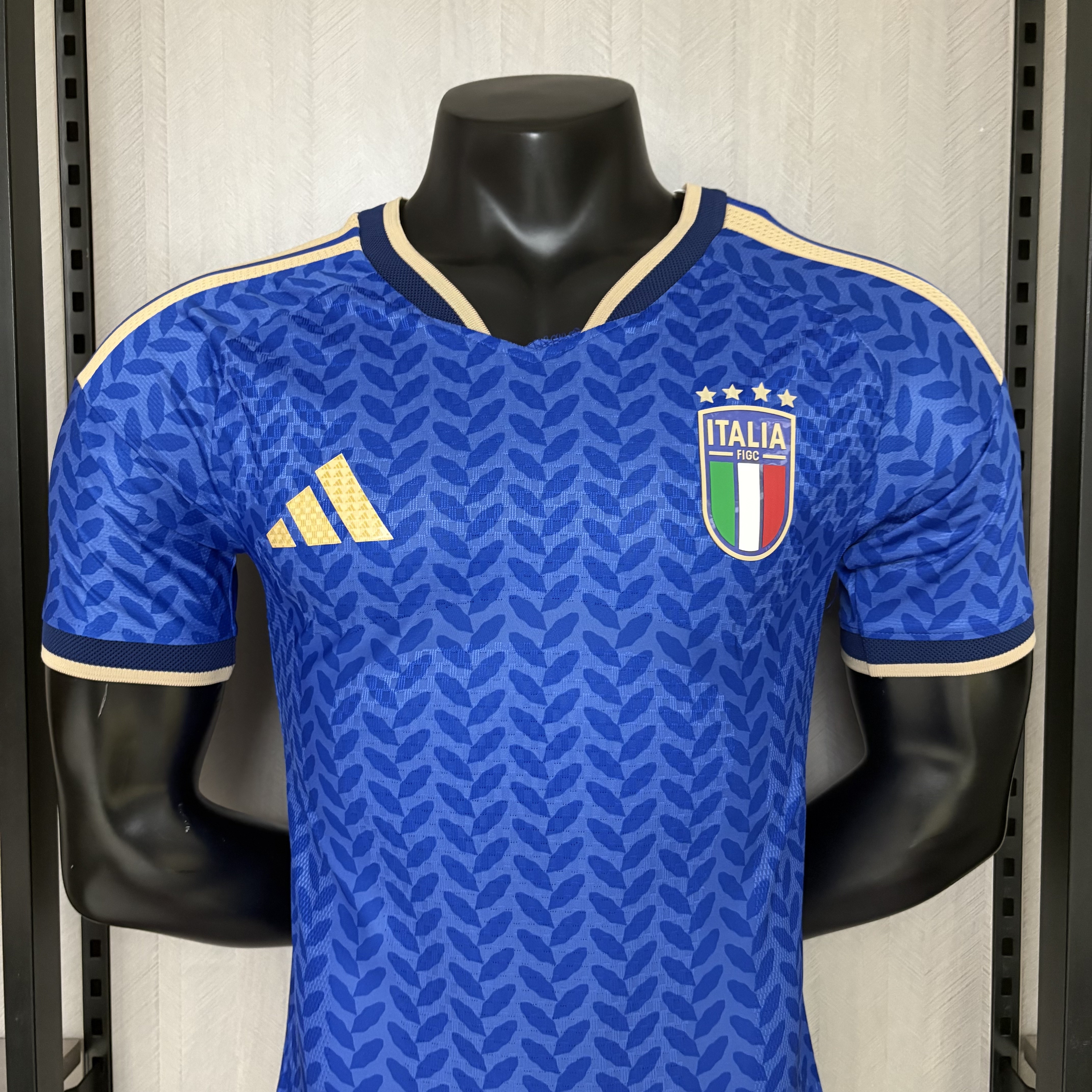Italy Mens Player Version Home Jersey