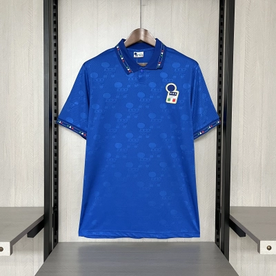 Italy Mens Retro Home Jersey 01