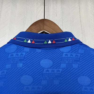 Italy Mens Retro Home Jersey 02