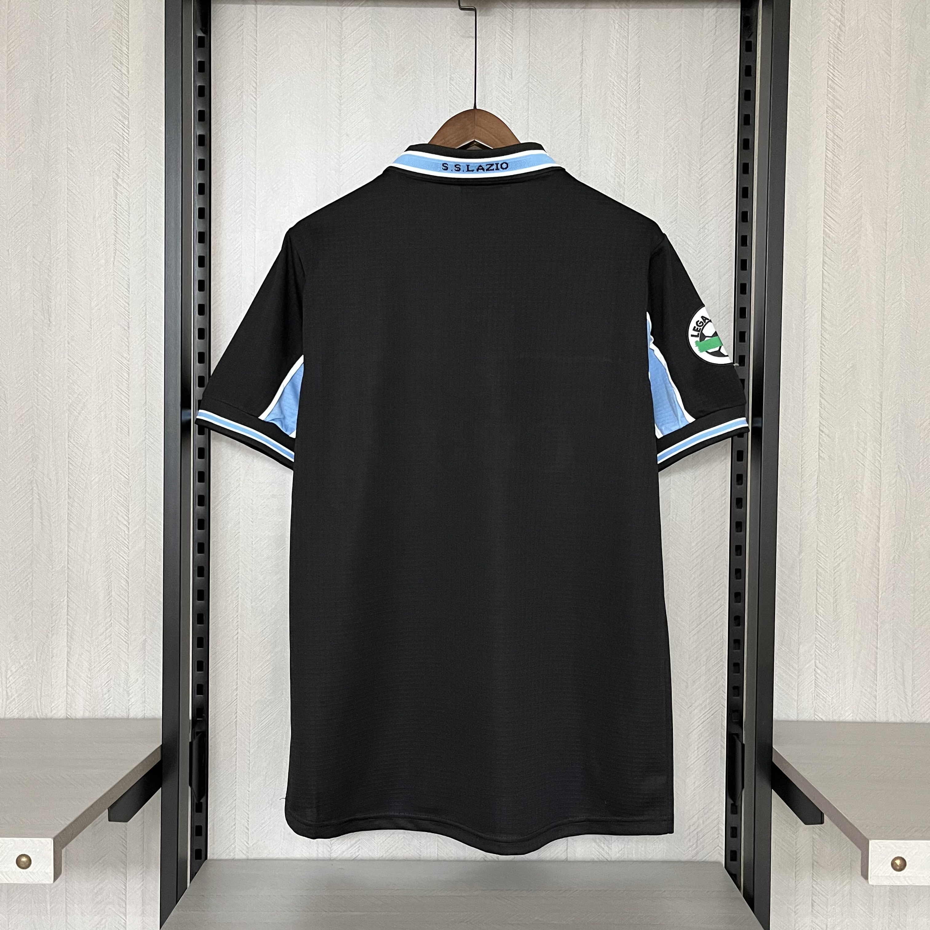 Lazio Mens Retro Away Jersey