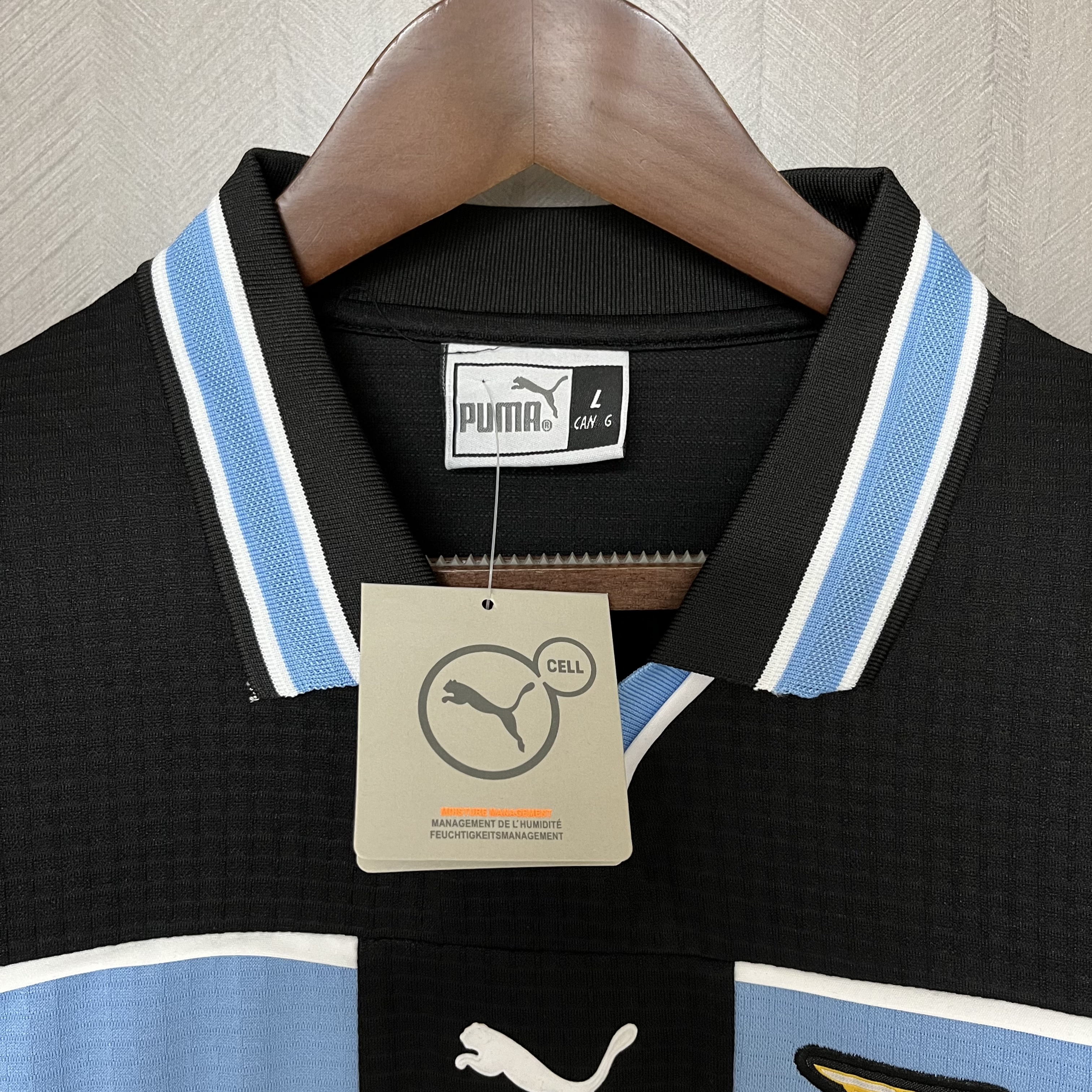 Lazio Mens Retro Away Jersey