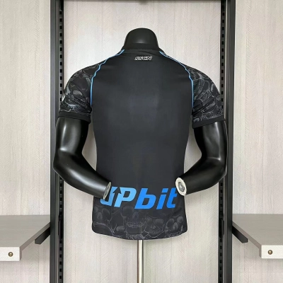 Napoli Mens Player Version Black Special Edition Jersey 02