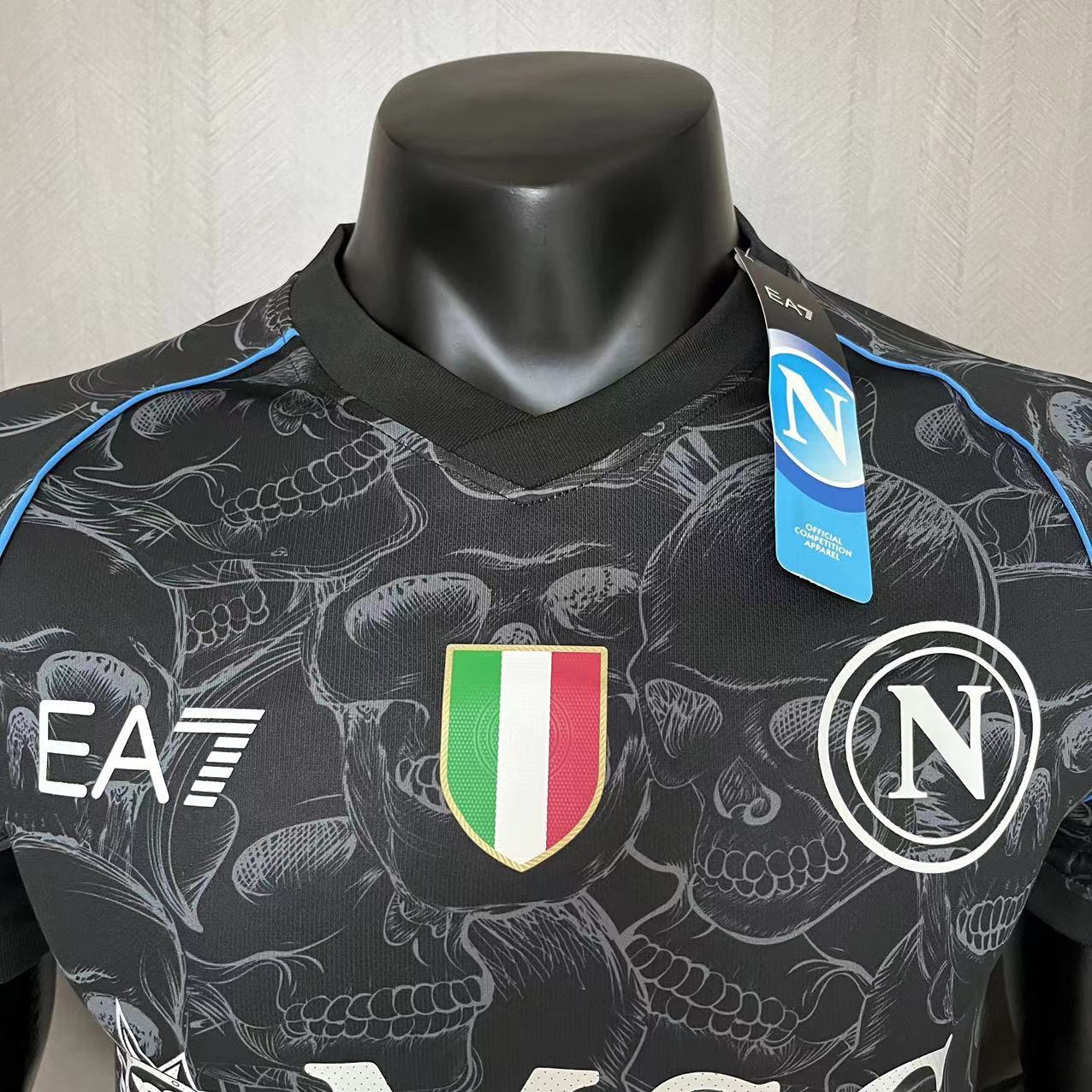 Napoli Mens Player Version Black Special Edition Jersey