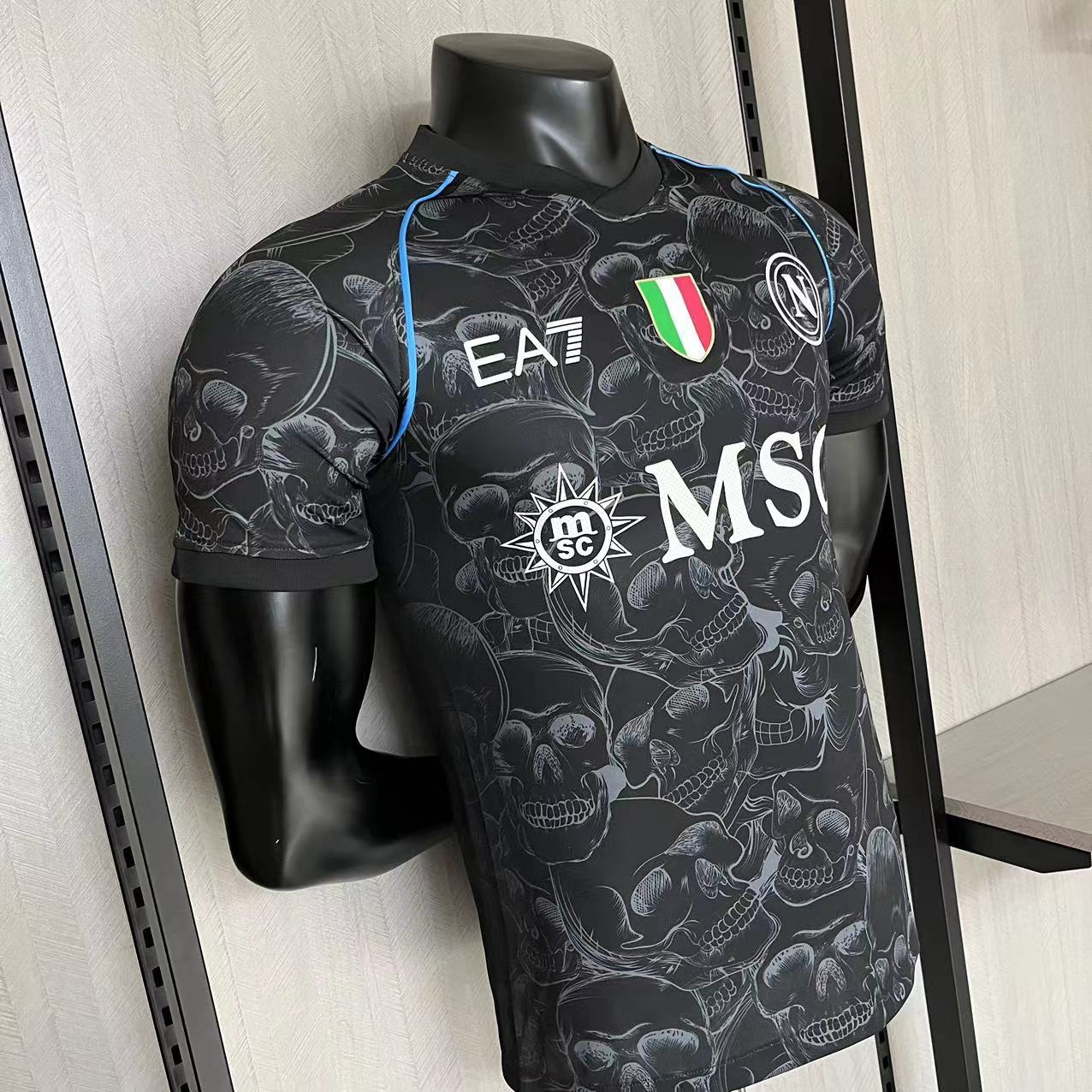 Napoli Mens Player Version Black Special Edition Jersey