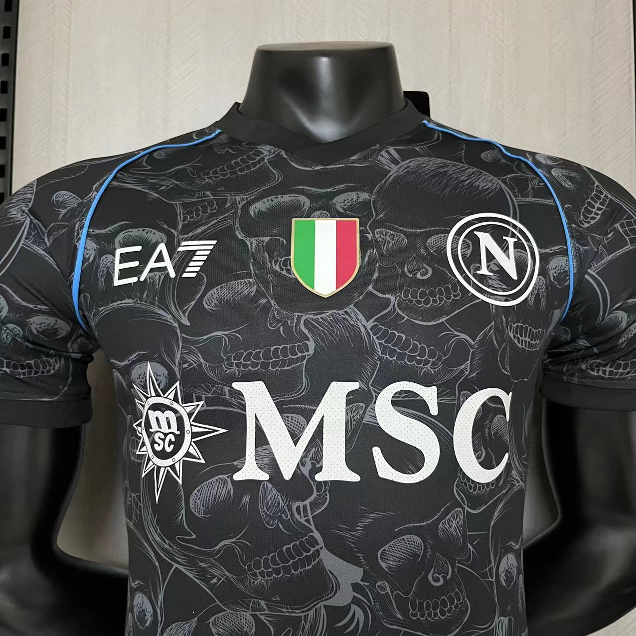 Napoli Mens Player Version Black Special Edition Jersey