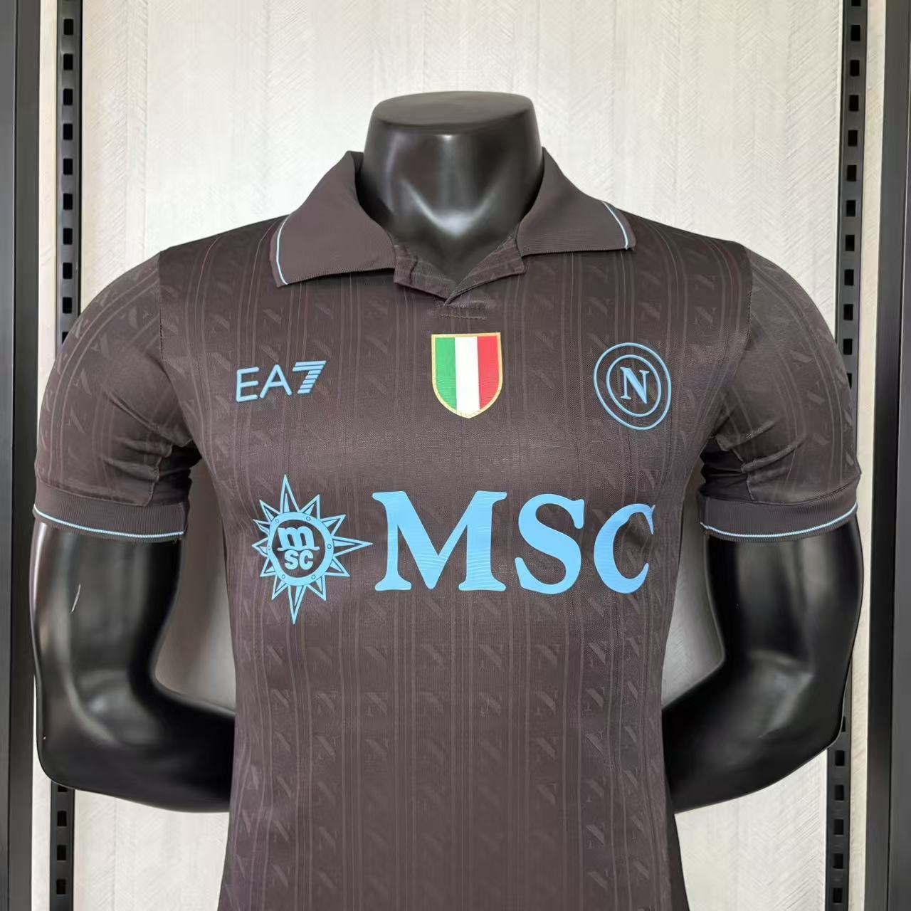 Napoli Mens Player Version Third Jersey